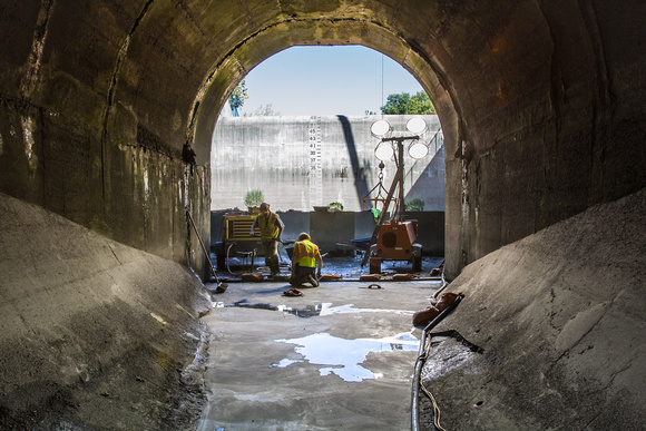 Repair of the CG Tunnel & Upper Chamber